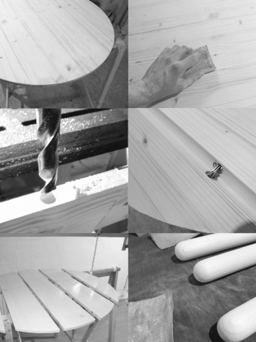 Modellbau der Holzteile